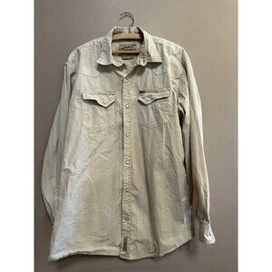 Rafter C Mens XL Tan Pearl Snap ProFlex 45 Performance Cowboy Collection Shirt